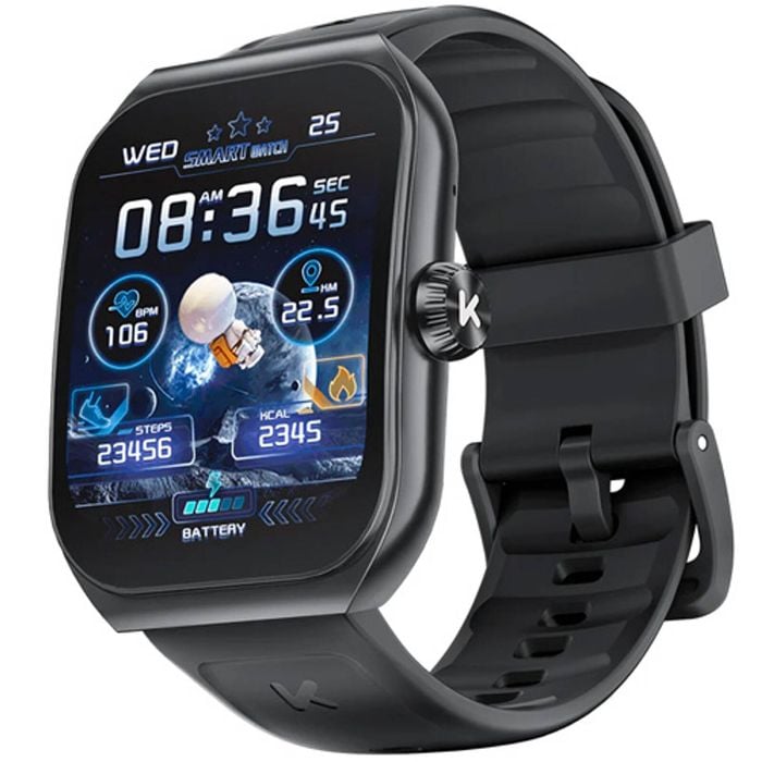 KUMI KU7 Smart Watch - Dark Grey