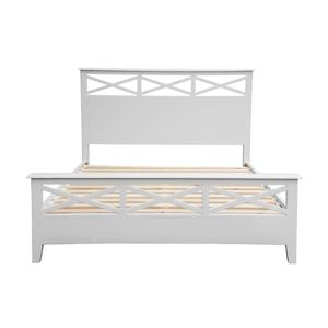 Maison Hampton Queen Bed Frame White