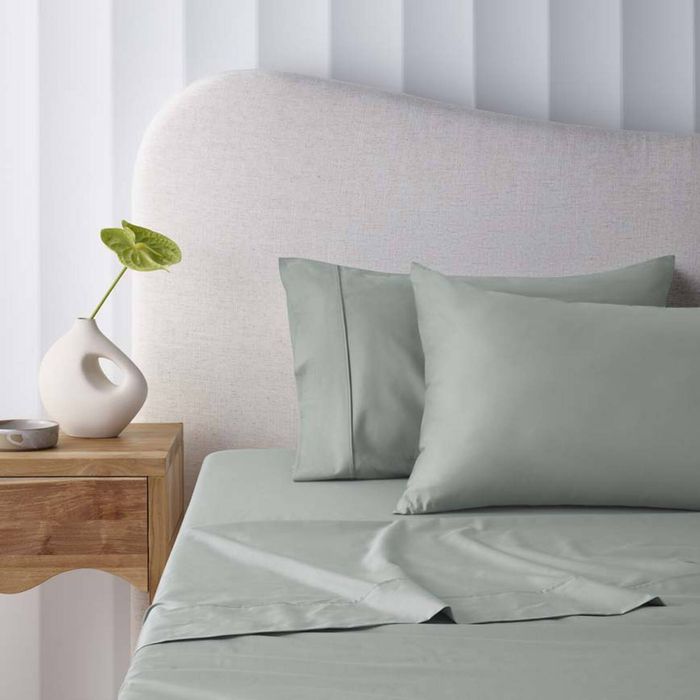 Accessorize Bedroom Collection Bamboo Cotton Sheet Set Sage