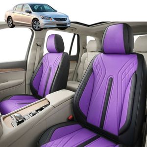 Australian Goose Front Seat Covers for Honda Accord 2008 - 2012 (8th Gen) - PU Leather, Purple (2pc)