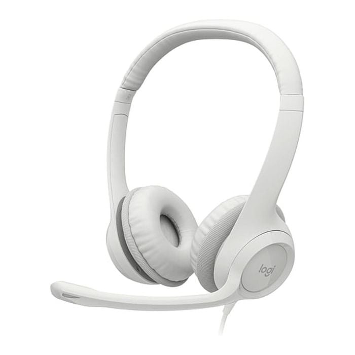 Logitech H390 Usb Headset Off - White [981-001287]