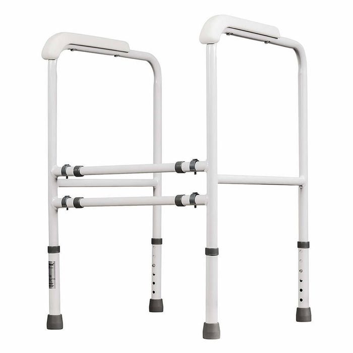 Adjustable Toilet Surround Frame with Slip-Resistant Handles - Ideal for Mobility Assistance - DJMed