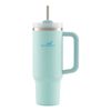 Sprinkler Sunny Insulated Stainless Steel Water Tumbler Flask Lid 1L Sea Breeze