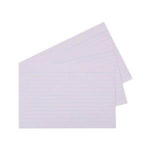 Quill Ruled System Cards 100pk (White) (6x4")