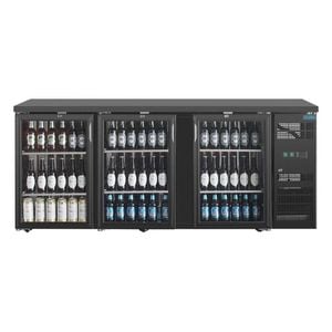 Polar U-series Back Bar Cooler 3 Door Display Fridge Commercial Refrigerator