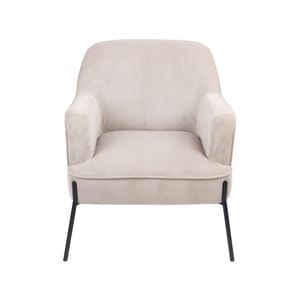 Leah Fabric Armchair Occasional Accent Arm Chair Silver