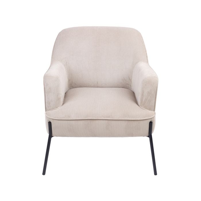 Leah Fabric Armchair Occasional Accent Arm Chair Silver