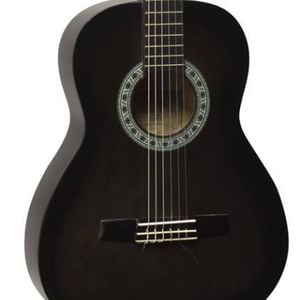 Valencia VC103BK 3/4 Size Nylon String Classical Guitar - Black