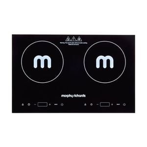 Morphy Richards Dual Induction Cooktop 2200W Digital Display Portable - Black