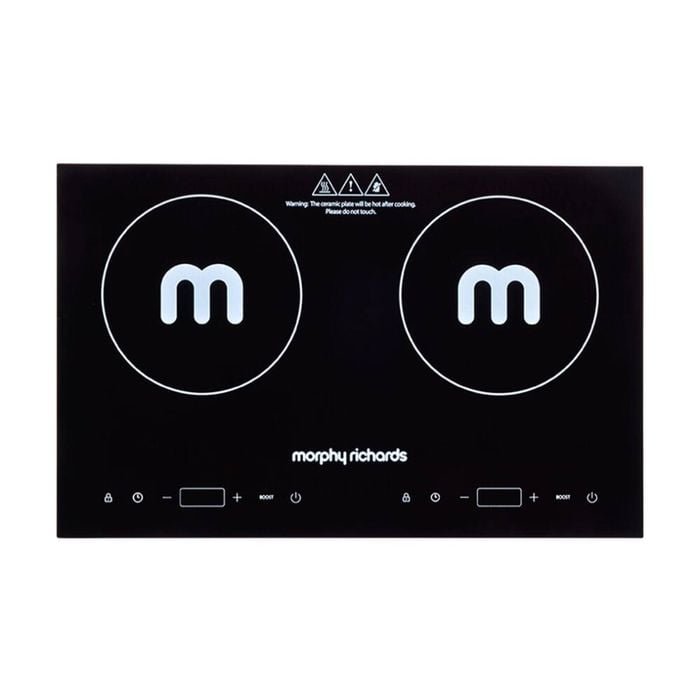 Morphy Richards Dual Induction Cooktop 2200W Digital Display Portable - Black
