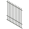 ProtectorAl 0350-1200W x 1500H Woodland Grey Radiator Pool Fence Panel Raked 16-30º