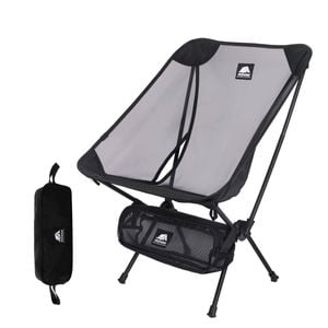 Outdoor Moon Chair Mesh Yarn Black