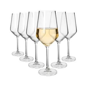 Argon Tableware Soho Crystal White Wine Glasses - 420ml - Pack Of 6