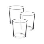 Bormioli Rocco Bodega 3pc Medium Glass Tumbler Set 370ml