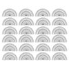 24x Kent Protractor 180 100mm Home/school Technical Drawing/graphic Design
