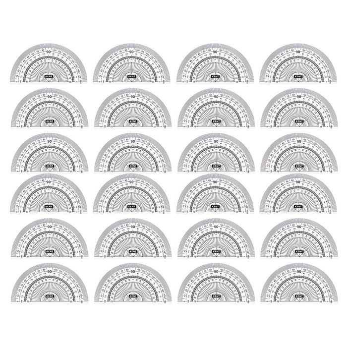 24x Kent Protractor 180 100mm Home/school Technical Drawing/graphic Design