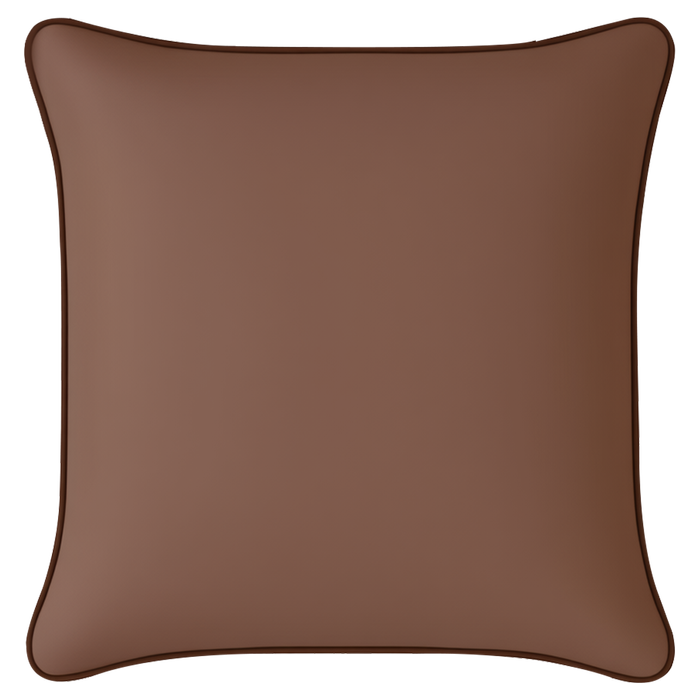 Mojo 45cm Solid Terracotta Cushion Cover With Pipe