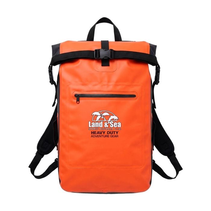 Land & Sea Sports Australia Dry Bag Backpack Waterproof Roll-down 30l Black