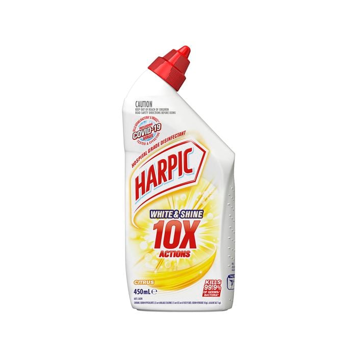 Harpic White & Shine 450mL Citrus Toilet Cleaner