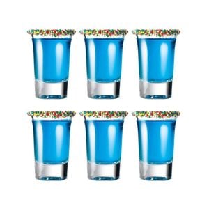 Tonic 6 Piece Shot Glass Set Clear 34ml Cellar
