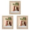 3PK Frankie & Me Standing 8x10'' Picture Frame Photo Holder Home Decor Oak