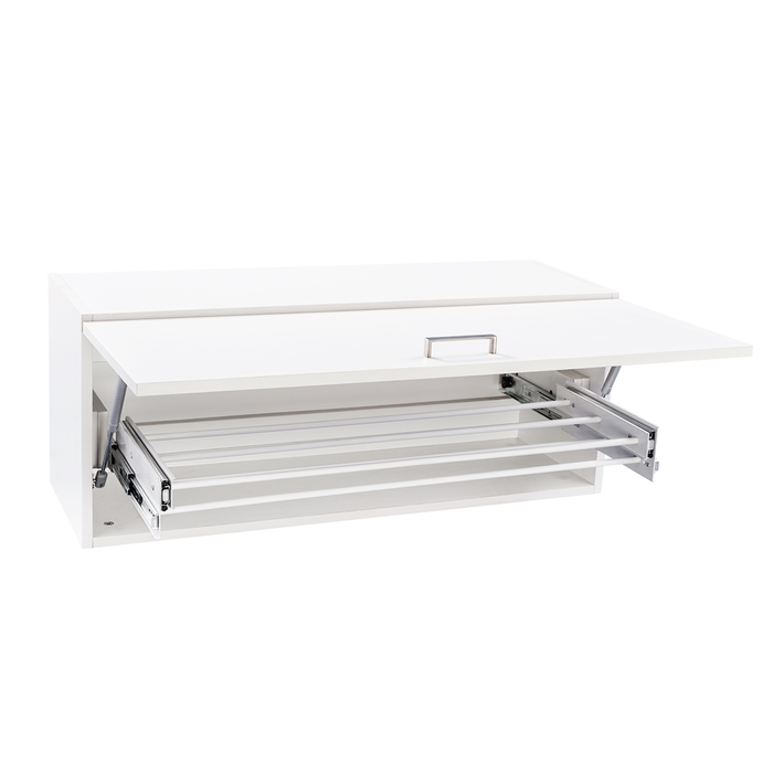 Flatpax 900mm White Utility Wall Drying Cabinet