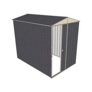 Build-a-Shed 1.5 x 2.3 x 2.3m Front Gable Single Sliding End Door Shed - Grey