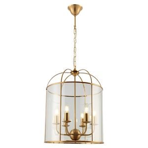 Cougar Lighting Clovelly Pendant Light Gold 6lt