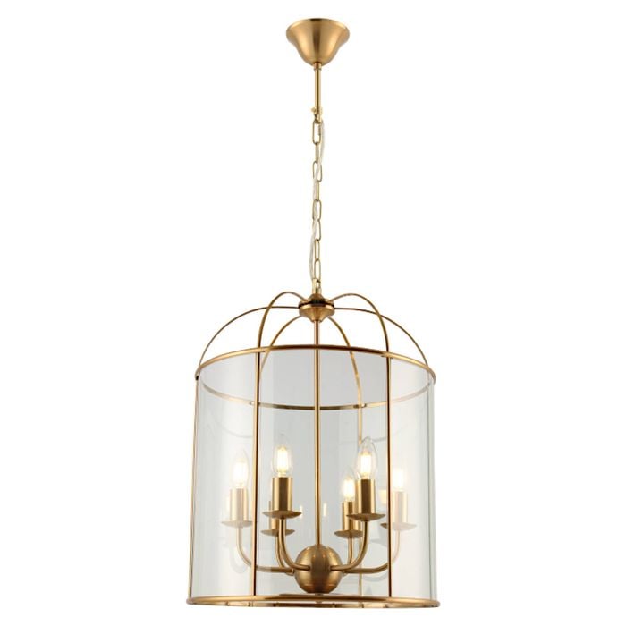 Cougar Lighting Clovelly Pendant Light Gold 6lt
