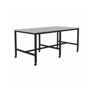 Olg Axis Bar Leaner Black Frame White Top L2400mm X W1200mm