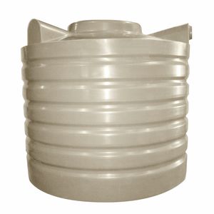Clark Tanks 1000L Round Poly Water Tank - Beige