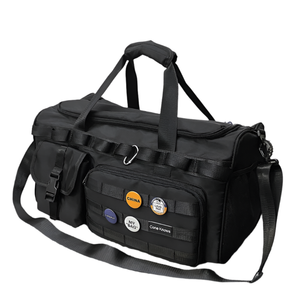 NNEOBA Foldable Dry-Wet Separation Gym Travel Bag Black
