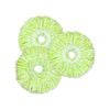 Catzon 3 Pcs Mop Heads For Spin Mop & 2 Action Clean Bucket System