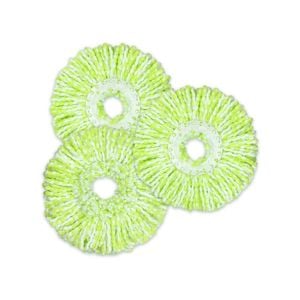 Catzon 3 Pcs Mop Heads For Spin Mop & 2 Action Clean Bucket System