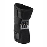 NNEOBA Adjustable Knee Booster Brace Strong Patella Support Black