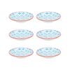 Nicola Spring Patterned Dipping Dishes - Small Bowls for Rice, Soy Sauce & Olive Oil, 10cm - Set of 6