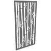 ProtectorAl 300-940w x 941-1840h Light Charcoal Bamboo Framed Composite Decorative Panel