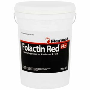 Ranvet Folactin Plus Broodmares & Foals Mineral Supplement Red 20kg