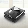 Giselle Electric Throw Rug Heated Blanket Double Sided Grey