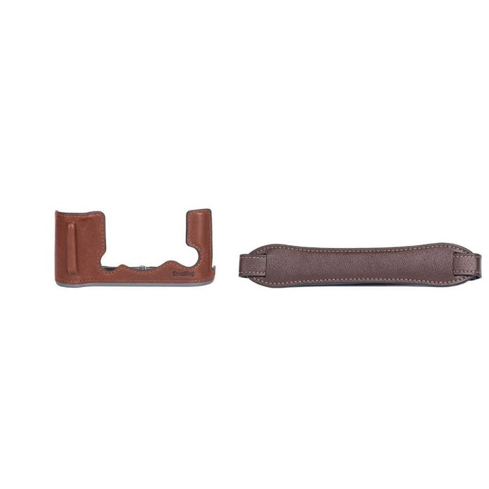 SmallRig Leather Half Case Kit for FUJIFILM X-T50 (Brown) 4710