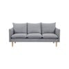 Sinatra 3 Seater Fabric Sofa Lounge Couch Grey