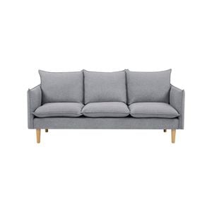 Sinatra 3 Seater Fabric Sofa Lounge Couch Grey