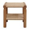 Kelly Handwoven Rattan Lamp Table (Almond)