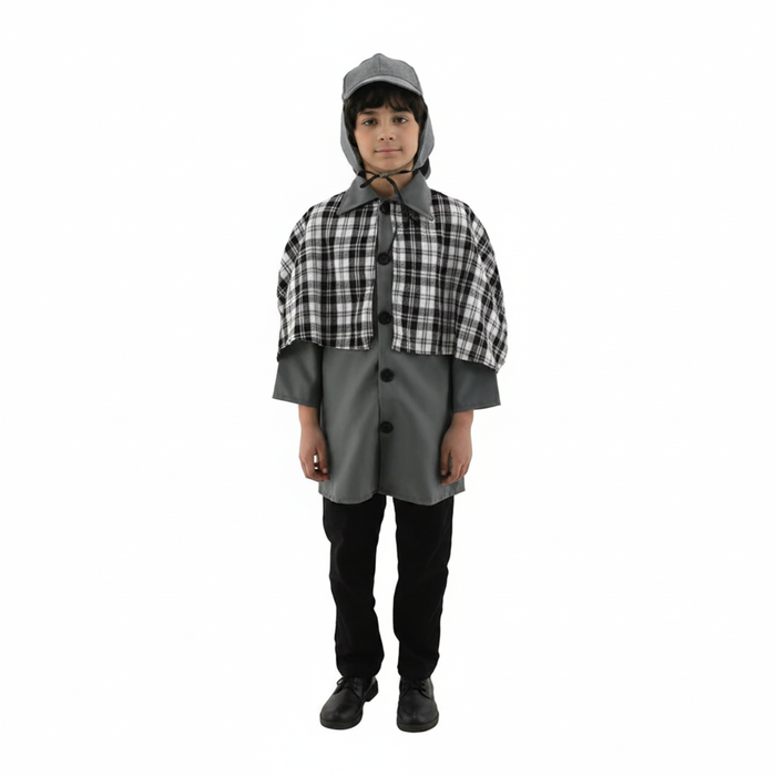 More Than Party Kids Victorian Detective Costume Plaid XX Large 152x64cm