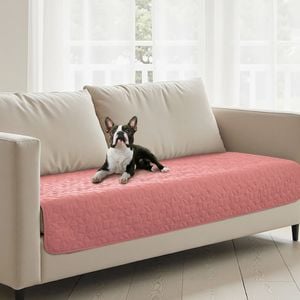 Charlie's Sofur Waterproof Dog 2-Seater Couch Cover Protector 76x178cm Pink