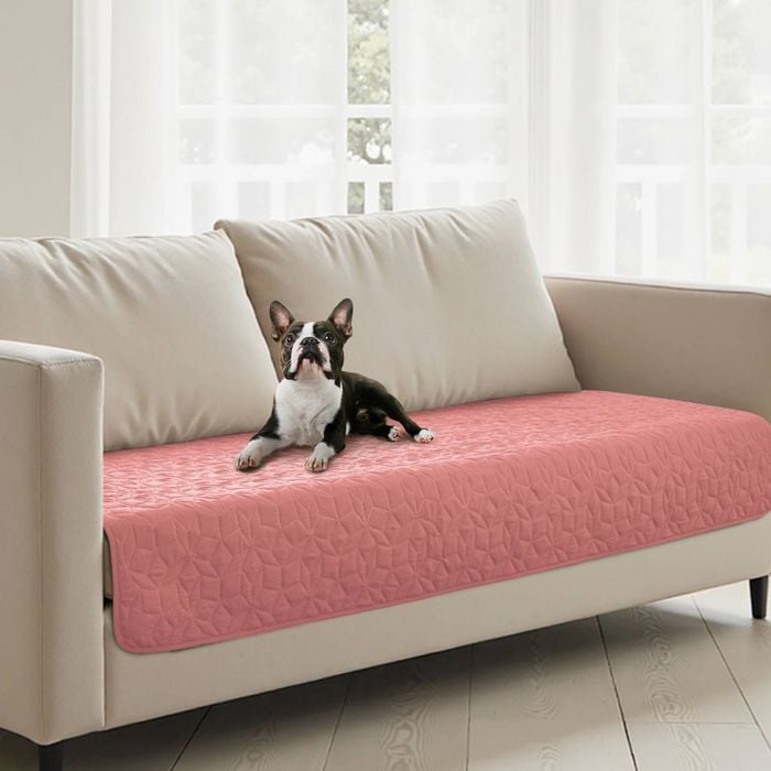 Charlie's Sofur Waterproof Dog 2-seater Couch Cover Protector 76x178cm Pink
