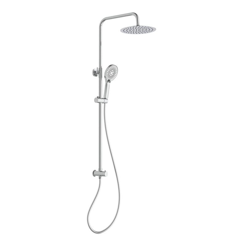 Resonance Chrome 5 Function Exposed Rail Shower and Hand Set WELS 3 Star 9L/min