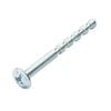 Hafele M4x45mm Nickle Plated Snap off Handle Screws -24 Pack