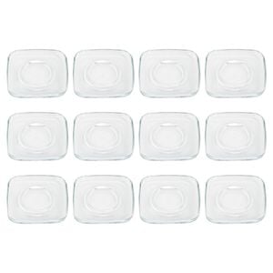 LAV Cozy Glass Cappuccino Saucers - 16.5cm - Pack of 12