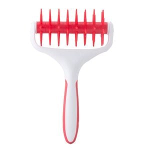 Catzon Pizza Docker with Spikes Prevents Dough Blistering-Red